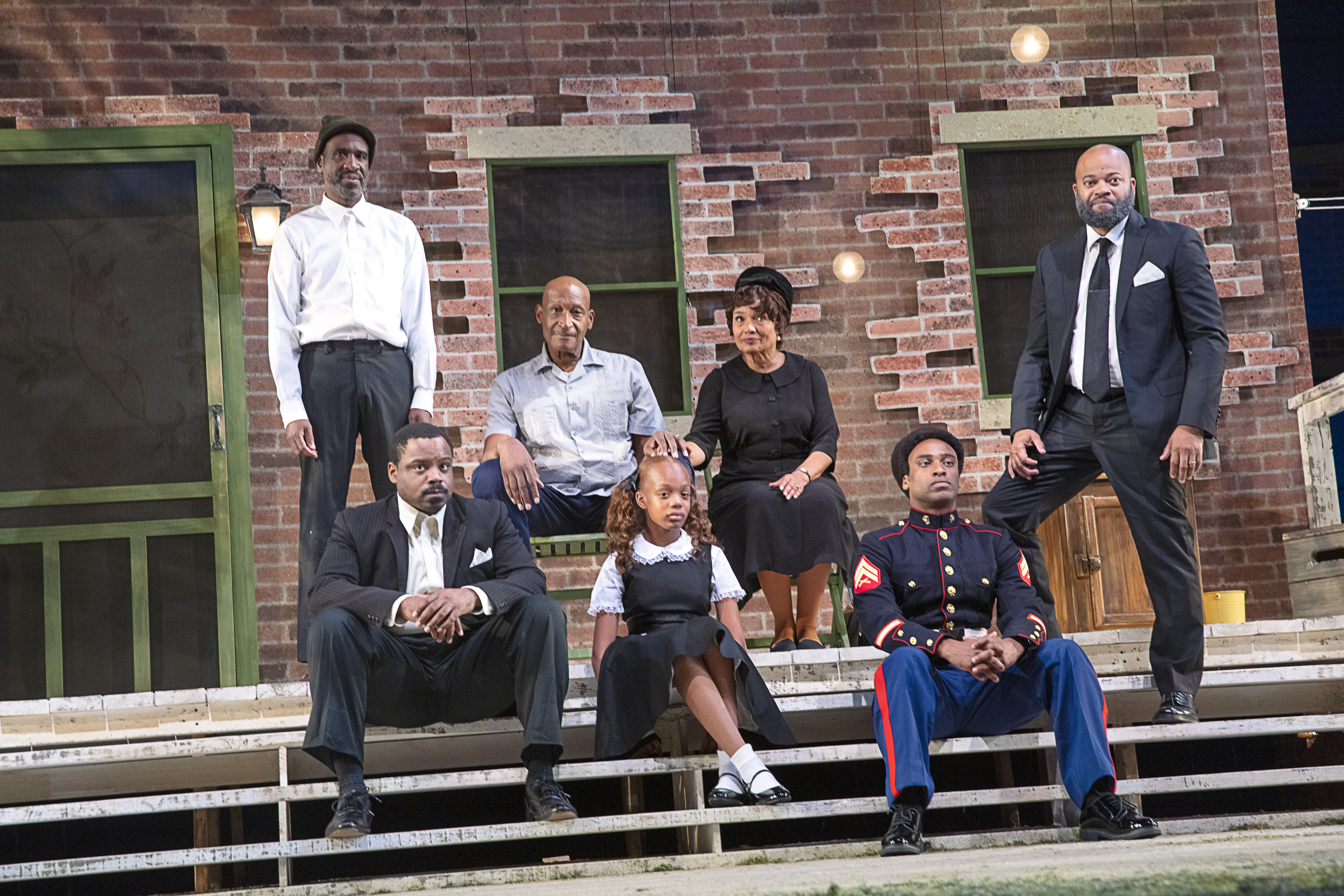 The cast of August Wilson's Fences. Photo by Lee A. Butz.